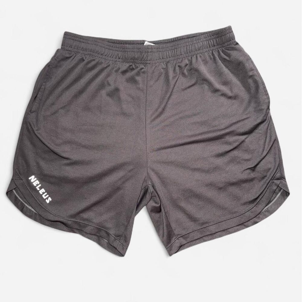 Grey Workout Gym Shorts with Inner Lining (Mens Medium)